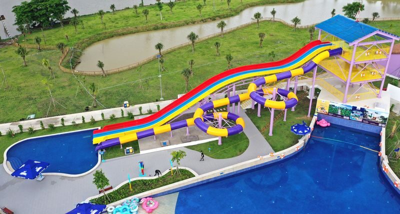 TTC Mekong Aqua Park Ben Tre Ticket - What the water park day looks like