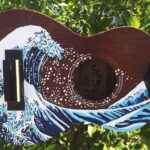 Ukulele Paint and Play Workshop in Singapore - Stringing it, then learning to play