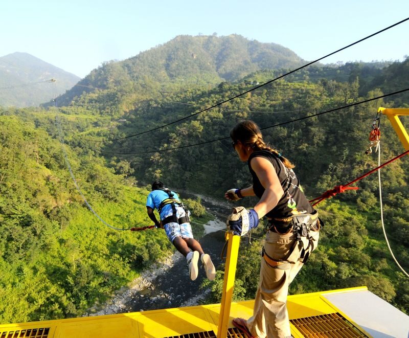 Valley Rope Jump In Rishikesh - From arrival to return at 16:15
