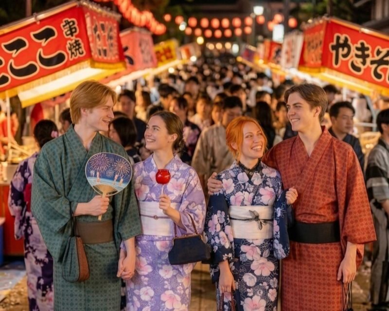 VASARA Kimono and Yukata Rental in Sendai - Wearing it around Sendai