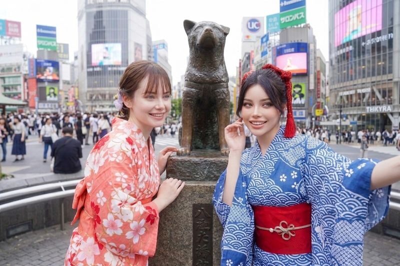 VASARA Kimono and Yukata Rental in Tokyo (Available in 5 branches) - Kimono in cooler months, yukata in summer