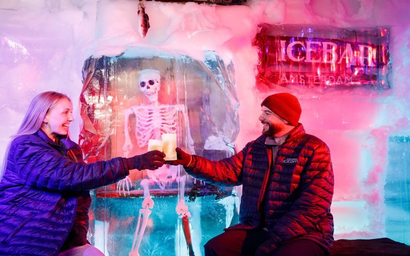 Xtracold Icebar Amsterdam Ticket with free drinks - The Arctic story leads to the cold room