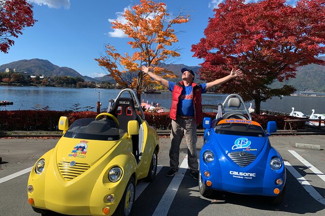 Cute & Fun E-Car Tour Following Guide Around Lake Kawaguchiko - Scenic Stops Around Lake Kawaguchiko
