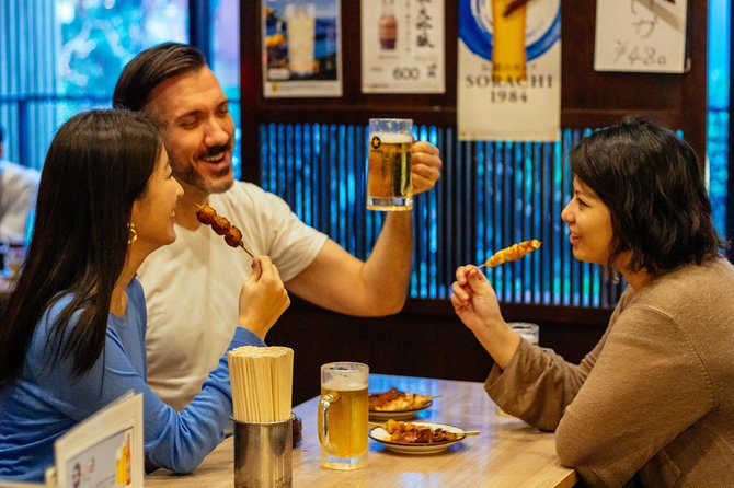 The 10 Tastings of Tokyo With Locals: Private Street Food Tour - Yakitori - Grilled Skewers of Chicken and Vegetables