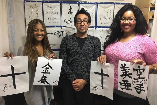 Tokyo 2-Hour Shodo Calligraphy Lesson With Master Calligrapher - Traveler Photos of Calligraphy Experience