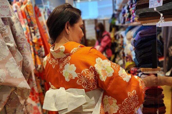 Kimono in Asakusa - Price and Copyright
