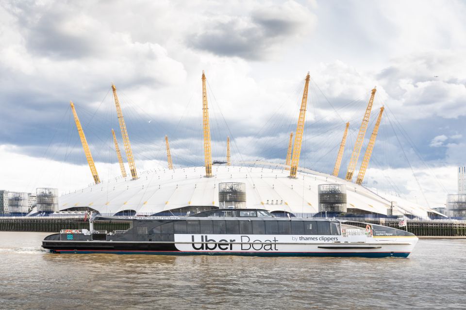 London: Uber Boat by Thames Clippers Single River Ticket - Select Participants and Date