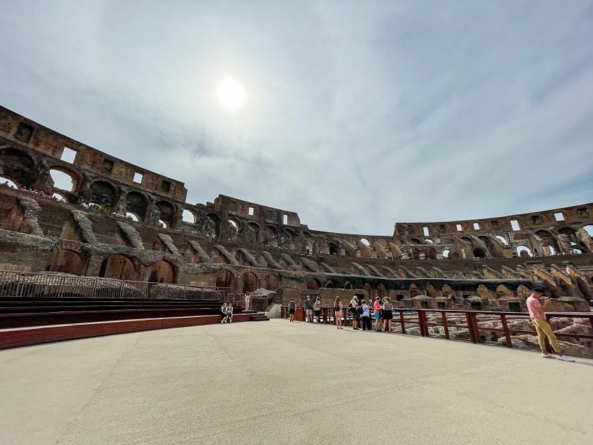 Rome: Colosseum Tour With Access to the Gladiator Arena - Important Information