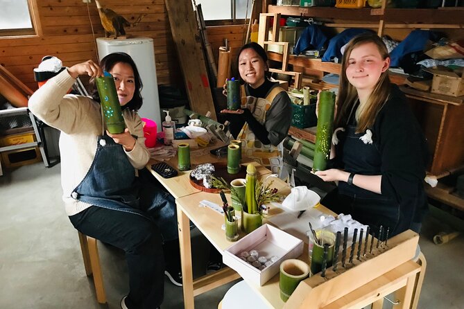 Bamboo LED Lantern Making Experience in Kyoto Arashiyama - Lunch Included