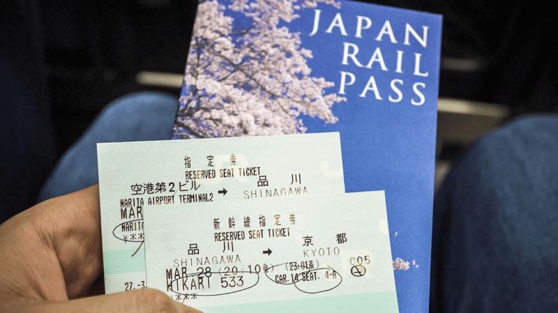 Japan Rail Pass And Resrved Seat Tickets Between Narita And Tokyo