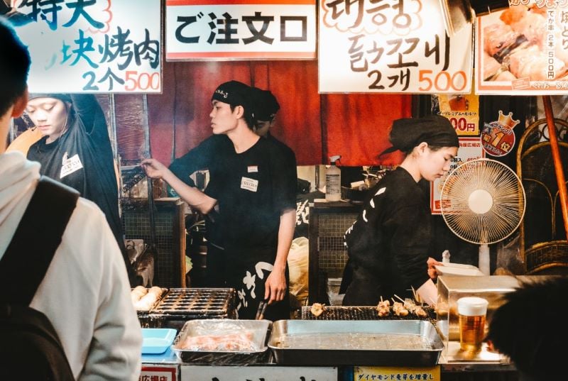 Osaka street food