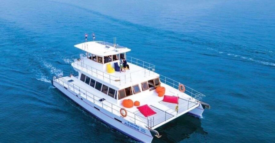 Amazing Coral Island & Sunset Dinner With Power Catamaran