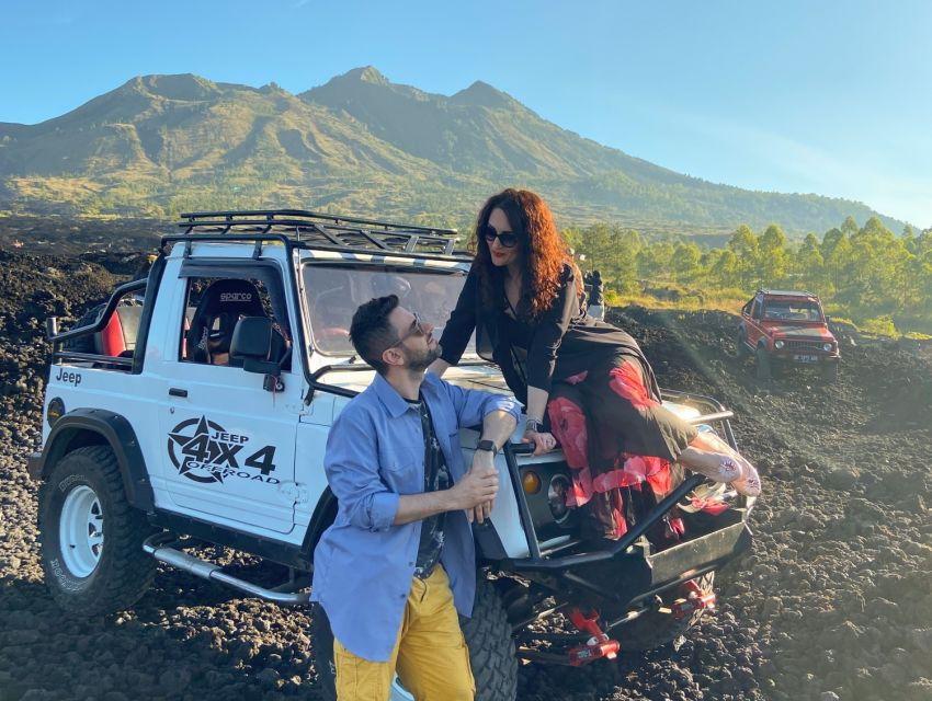 Bali: Batur Volcano 4WD Jeep Tour & Natural Hot Spring