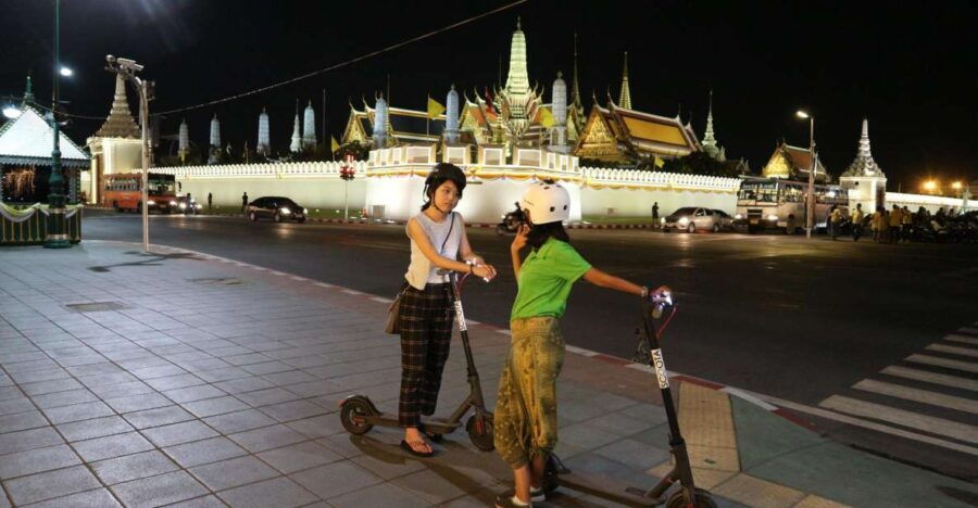 Bangkok: E-Scooter Night Tour With Local Street Food - Good To Know