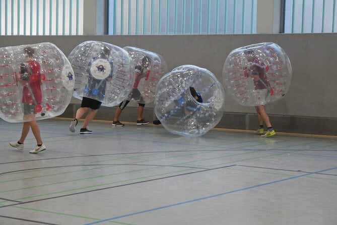 Bubble Soccer in the Center of Hamburg With Beer / Champagne