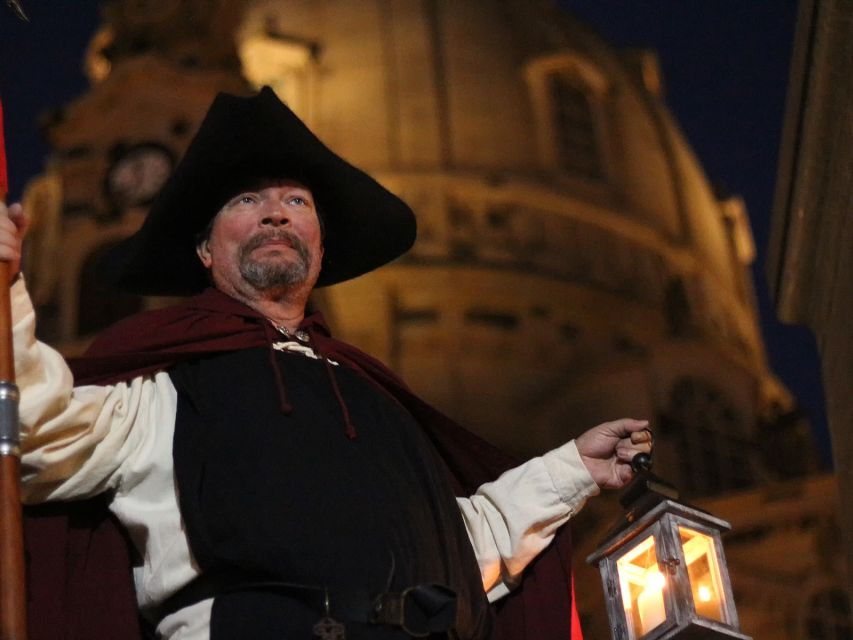 Dresden: The Original Night Watchman Tour in Lantern Light