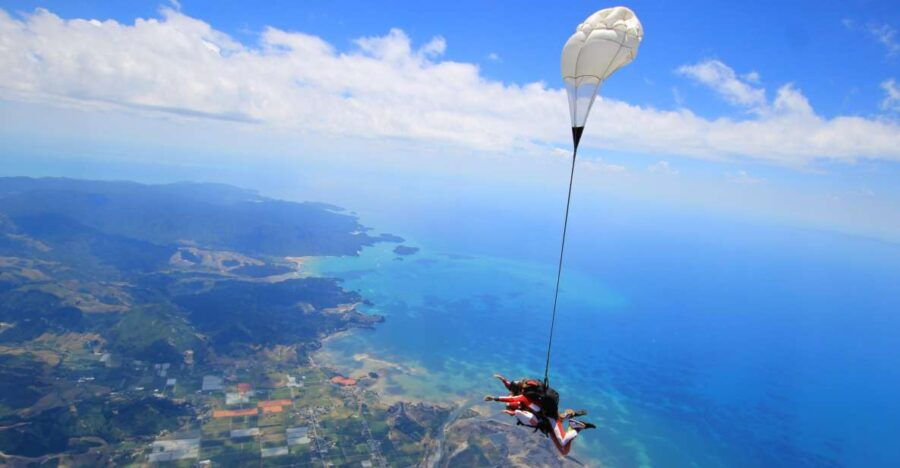 From Motueka: Abel Tasman Tandem Skydive Experience