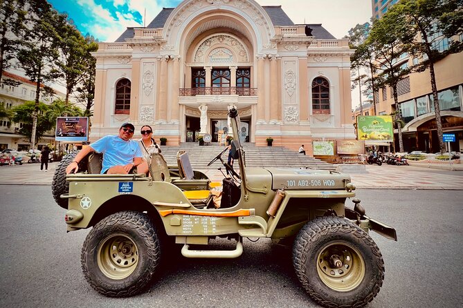 Ho Chi Minh City Private Half-Day Tour by U.S Army Jeep