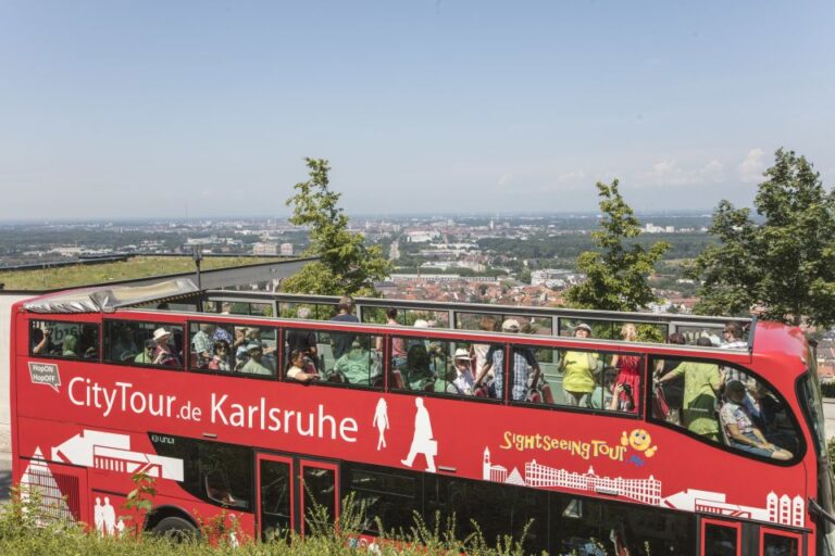 Karlsruhe: 24-Hour Hop-On Hop-Off Sightseeing Bus Ticket