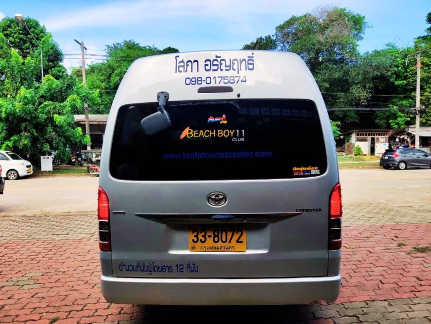 Ko Lanta: Private Van Direct to Krabi or Aonang - Good To Know