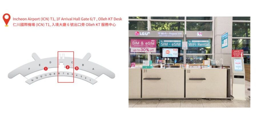 Korea: Rechargeable Prepaid SIM Card for Airport Pickup
