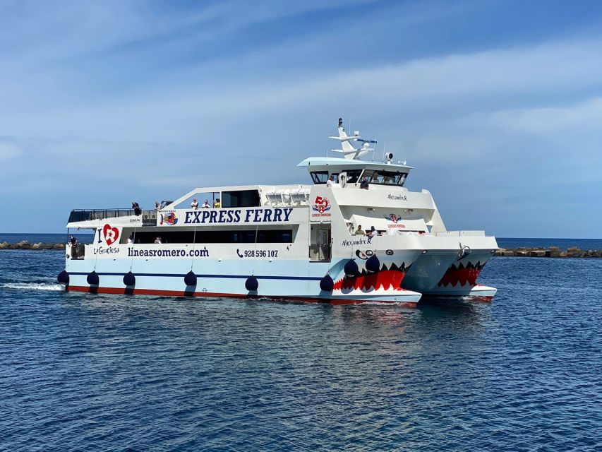 Lanzarote: Return Ferry to La Graciosa With Bus Pickup - Good To Know