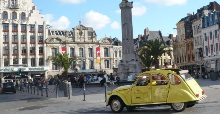 Lille Driving Tour by Convertible Citroen 2CV