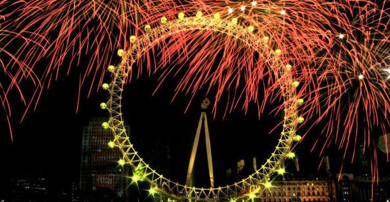 London: New Year’s Eve Dinner at Found and Fireworks Cruise