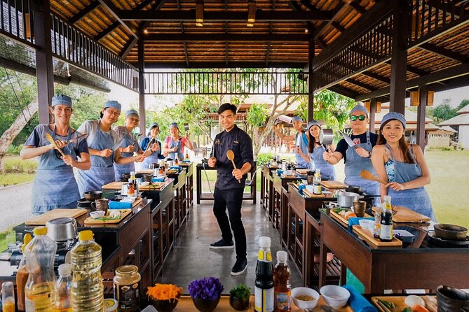 Morning Session - Thai Cooking Class in Traditional Pavilion With Beautiful Farm