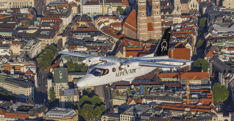 Munich: Sightseeing Flight Munich, Lakes, Castles, Alps From Augsburg