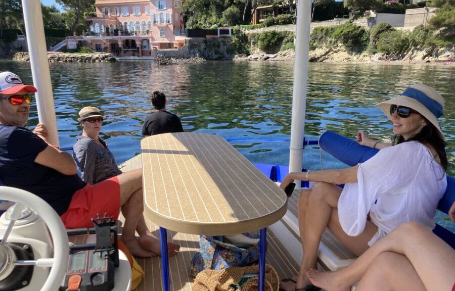 Nice: Private French Riviera Solar Boat Cruise