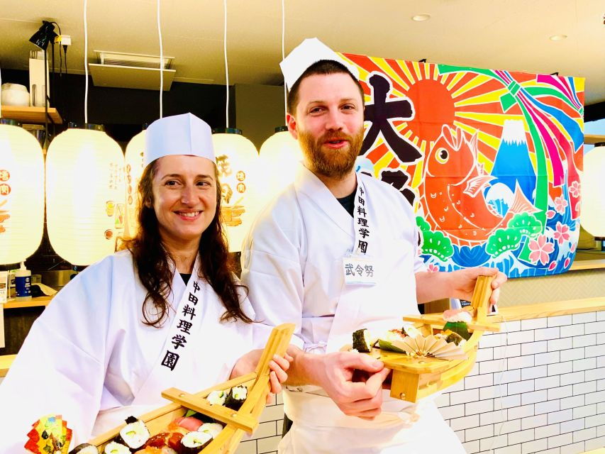 Nigiri-Zushi Making and Soy Sauce Squeezing