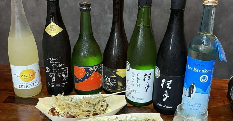 Osaka Sake Tasting With Takoyaki DIY