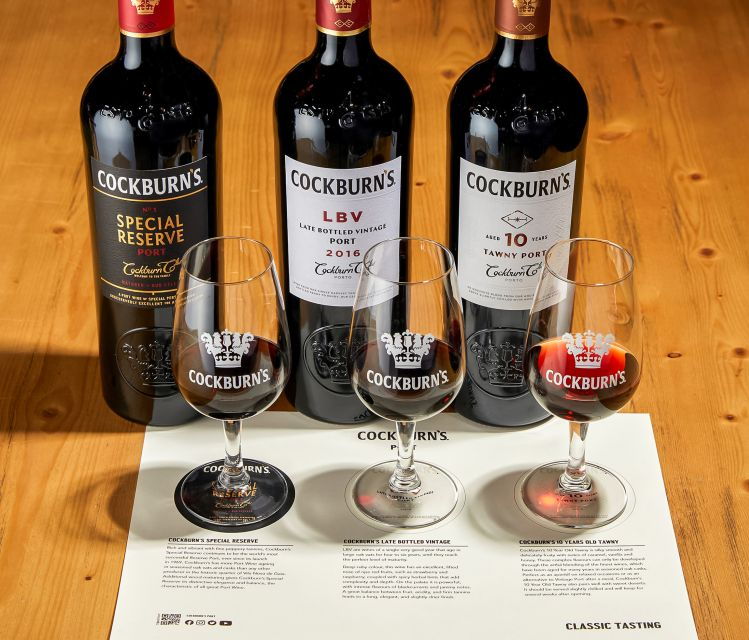 Porto: Cockburn's Cellar Tour Classic or Pairing Option - Good To Know