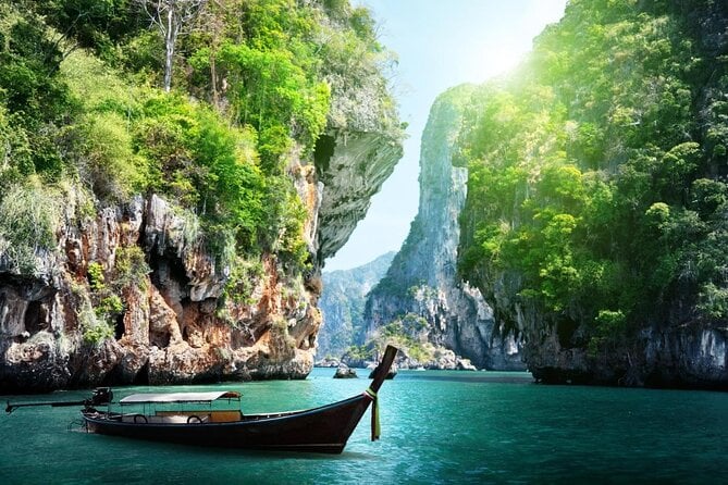 Railay and 4-Island Sunset Speedboat Cruise With Night Snorkel