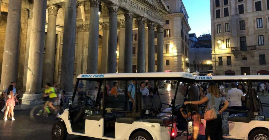 Rome: Night Tipsy Tour by Golf Cart With Drinks - Good To Know