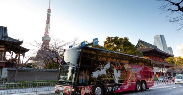 Tokyo: Open Top Sightseeing Bus With Audio Guide