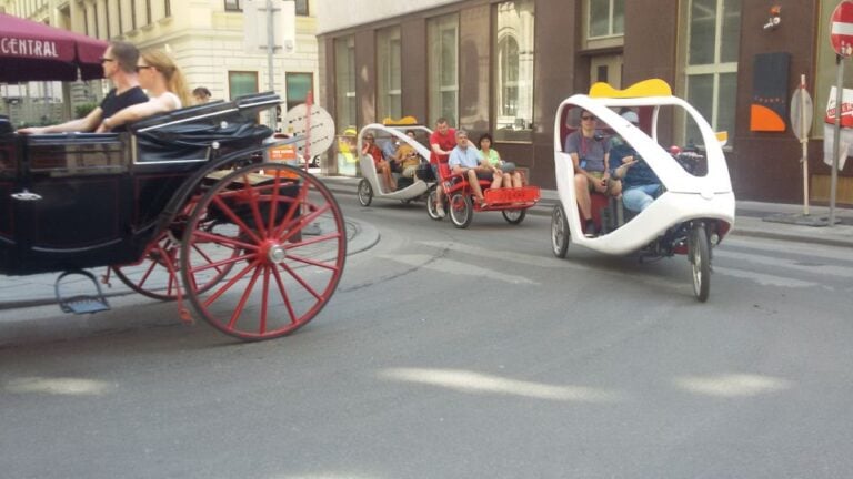 Vienna: City Sightseeing Electric Rickshaw Tour