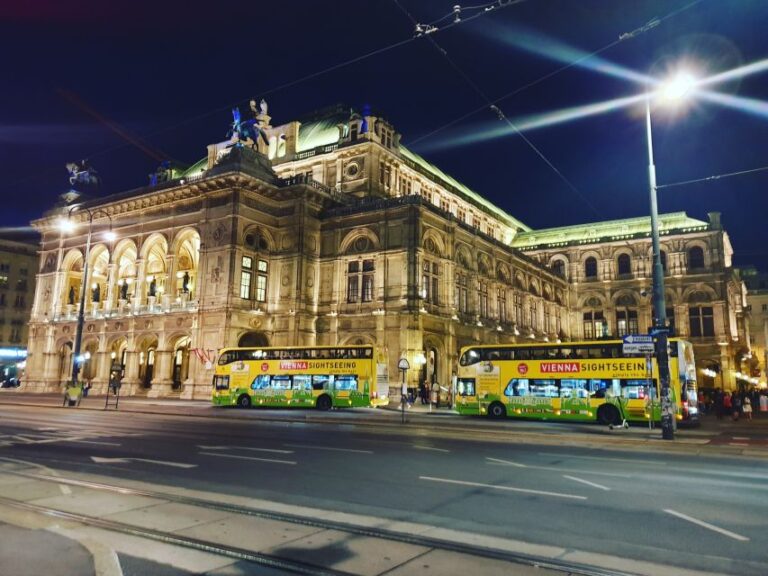 Vienna: Panoramic Night Tour by Bus