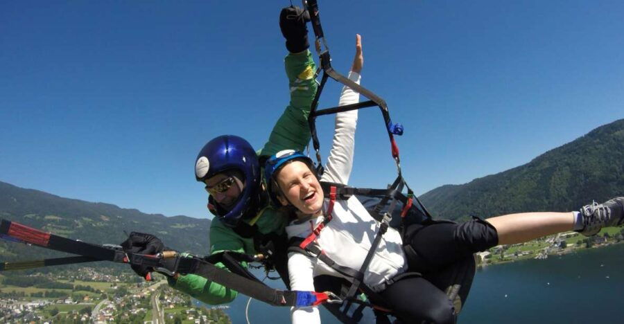 Villach/Ossiachersee: Paragliding ‘Action’ Tandem Flight